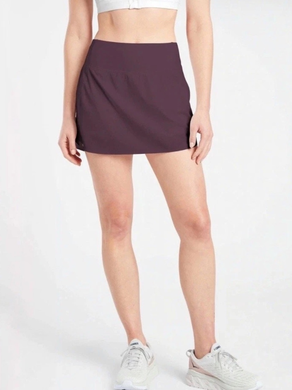 Athleta Plum Run With It Performance Mini Skort Small